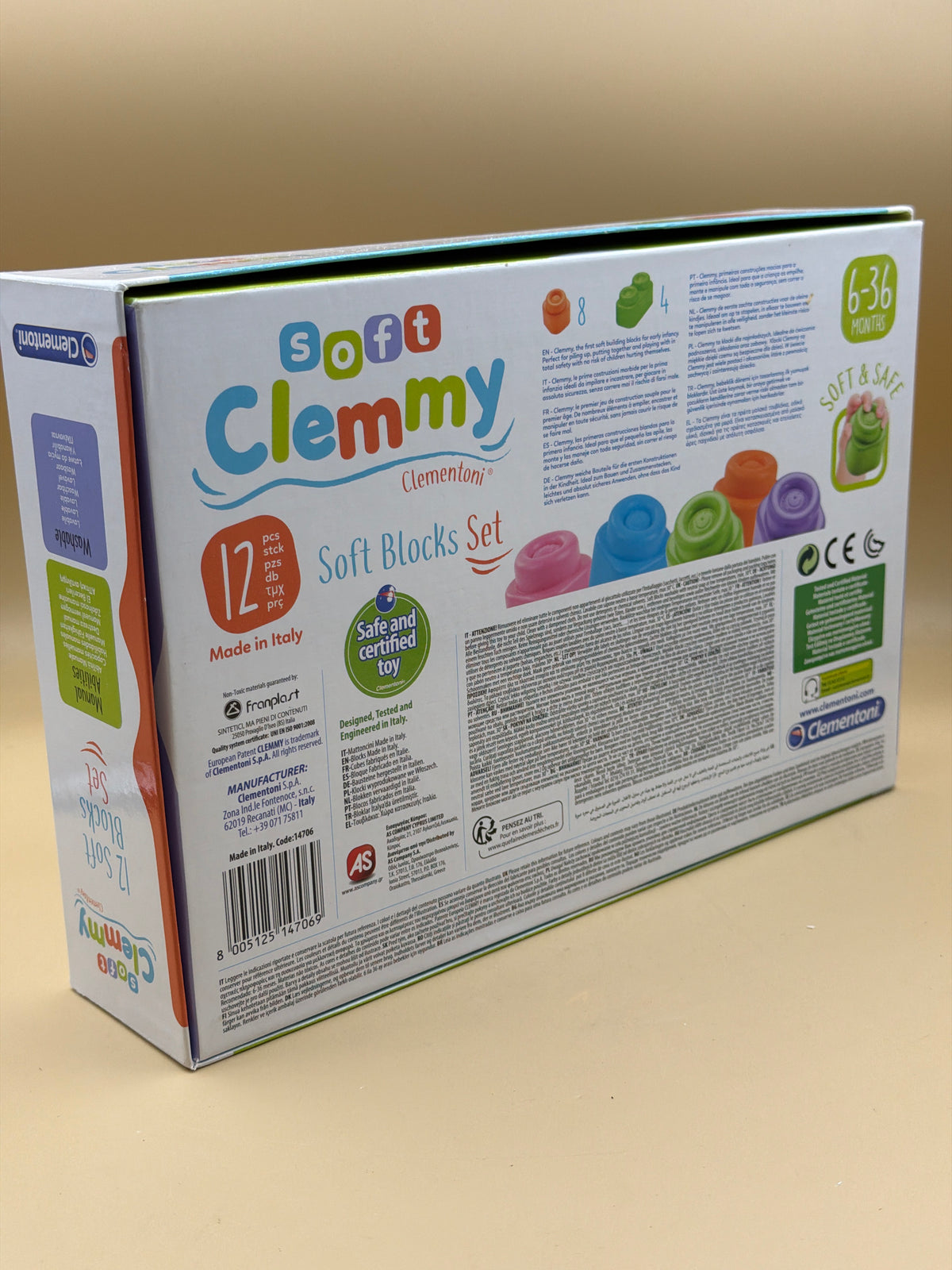 Clemmy 12 Soft Block