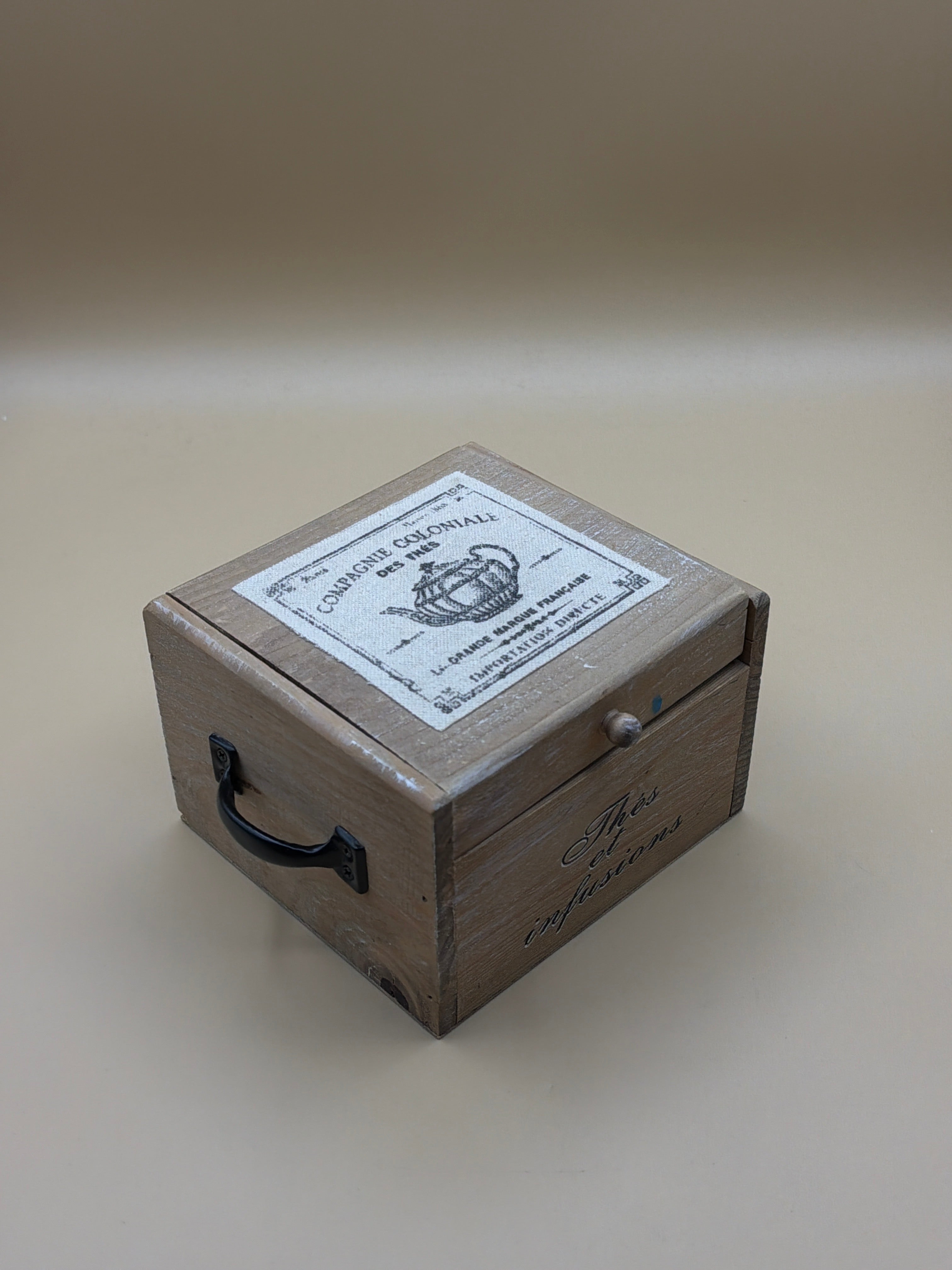Scatola Porta The Legno