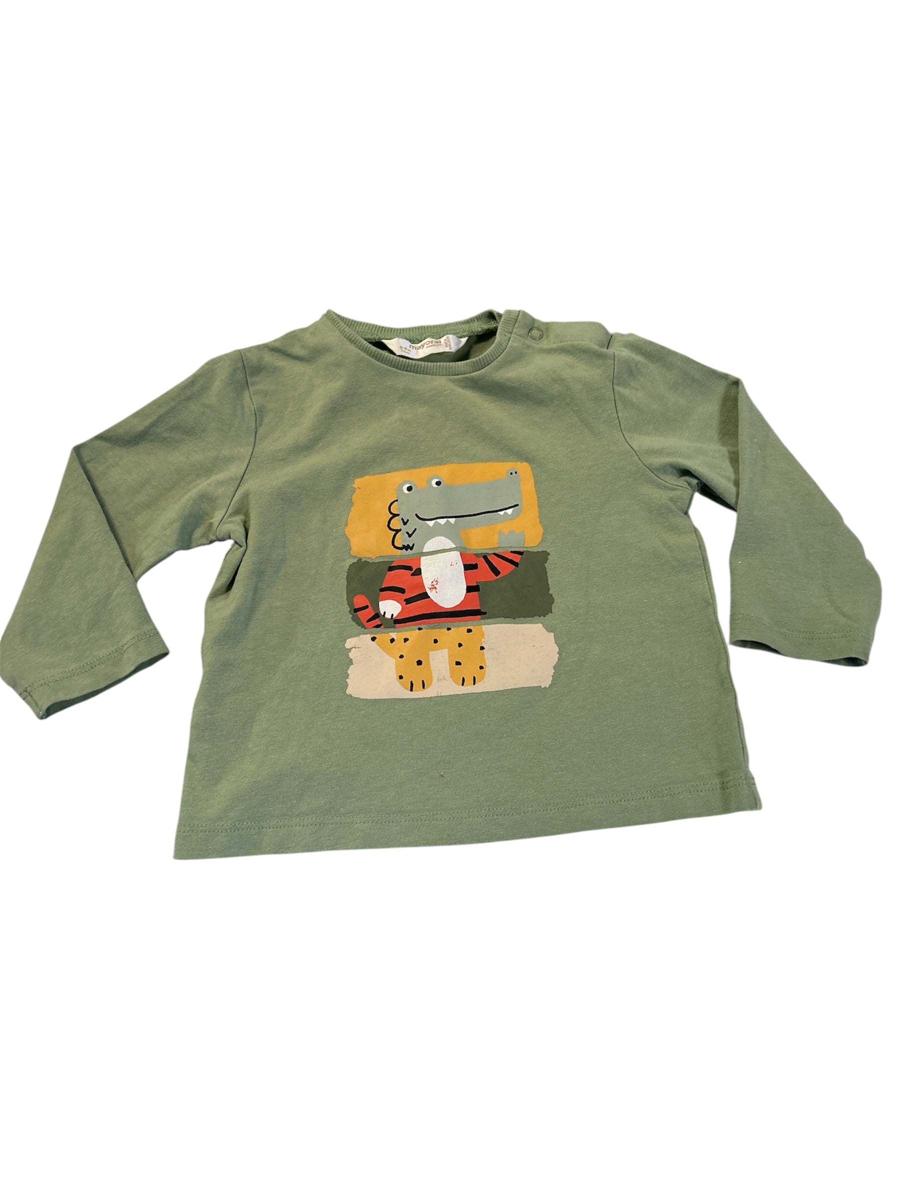 Maglietta Verde Mayoral 6-9 Mesi