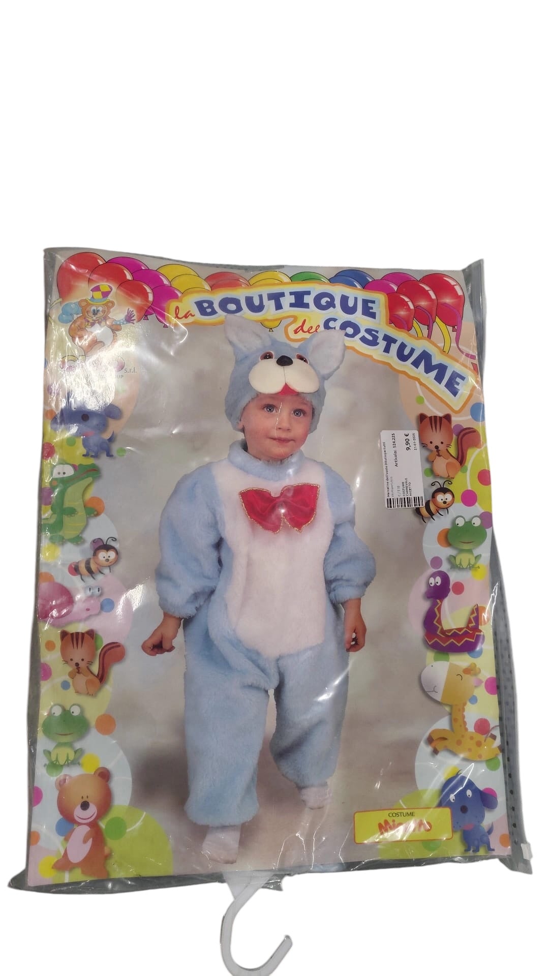 Costume Carnevale Micetto 1-2 anni