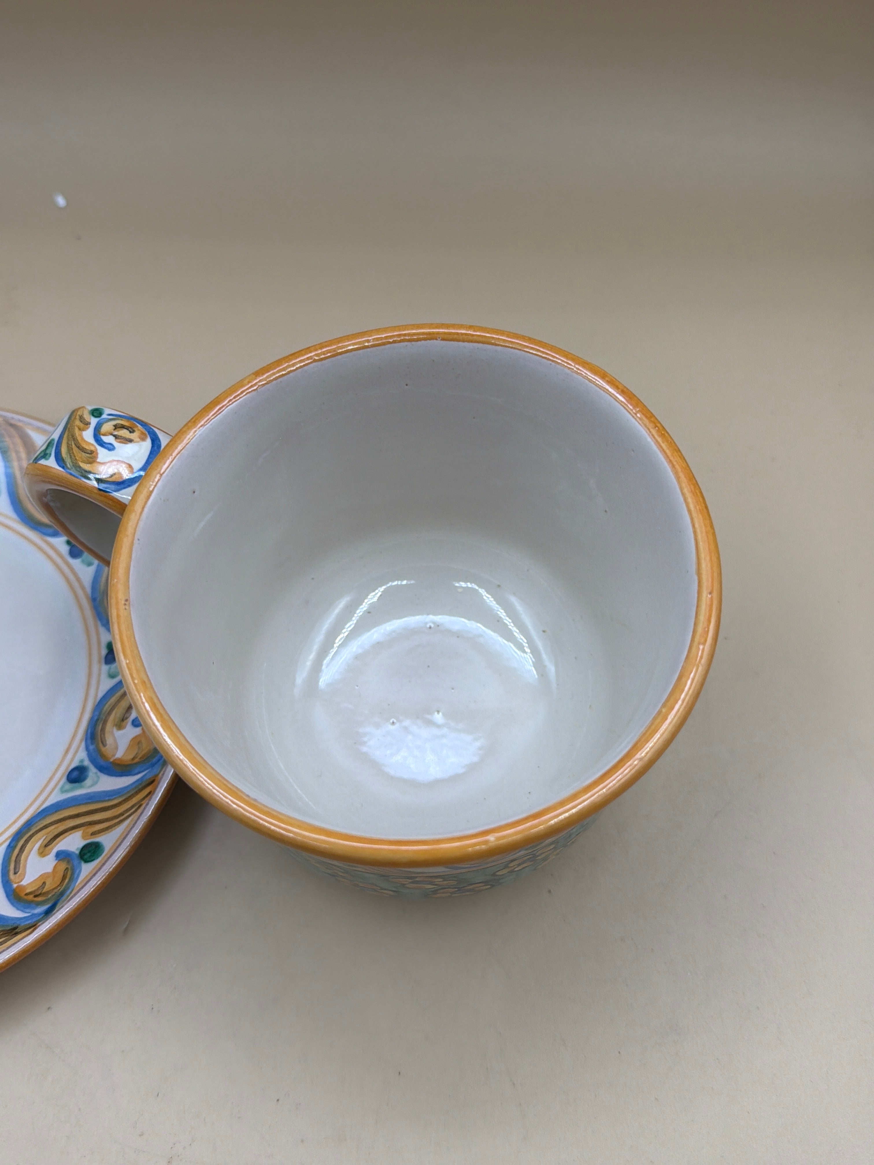 Tazza Con Piatto Migliore Caltagirone