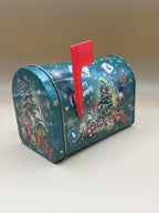 Cassetta Della Posta Latta Natale Verde