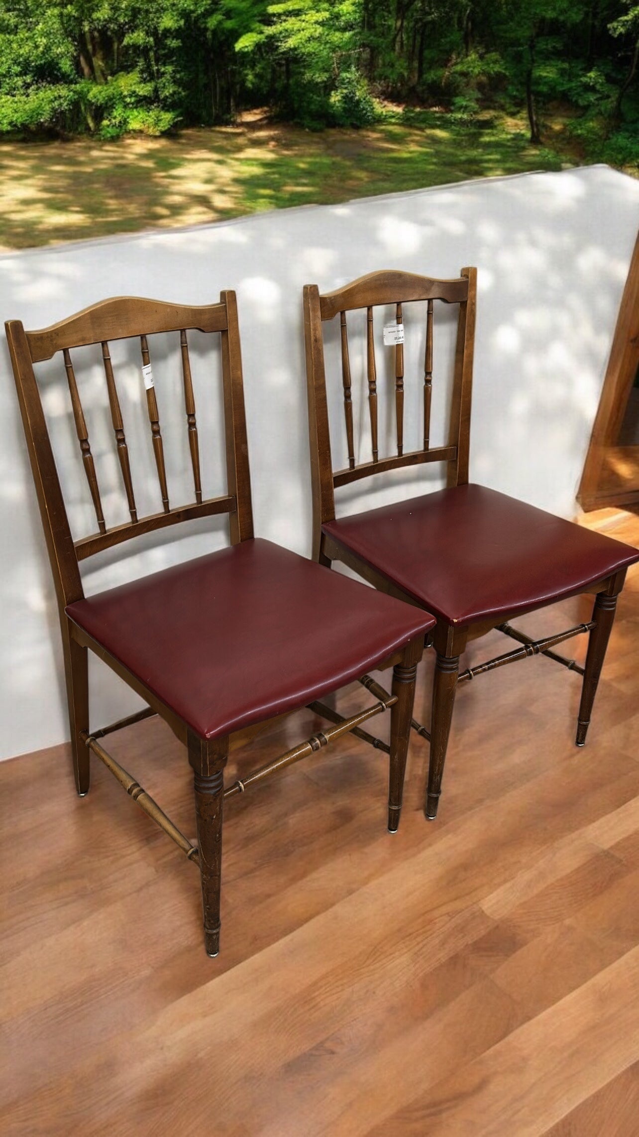 Sedia Seduta Pelle Rossa