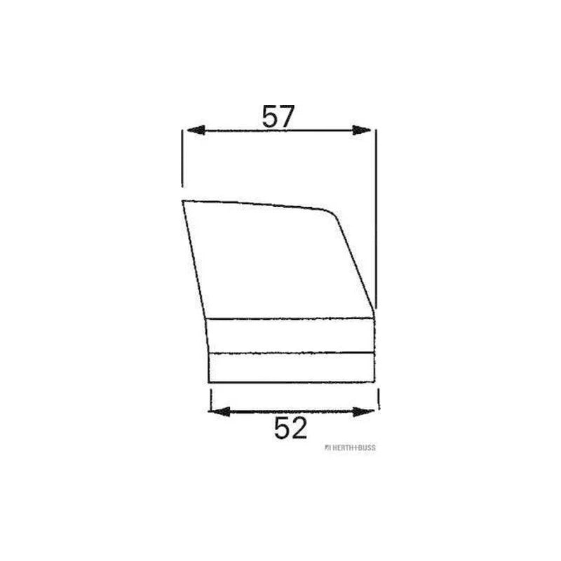 84750018 Luci Targa 24 V Per Mercedes-benz O 303, O 305, O 405, O 407, O 408