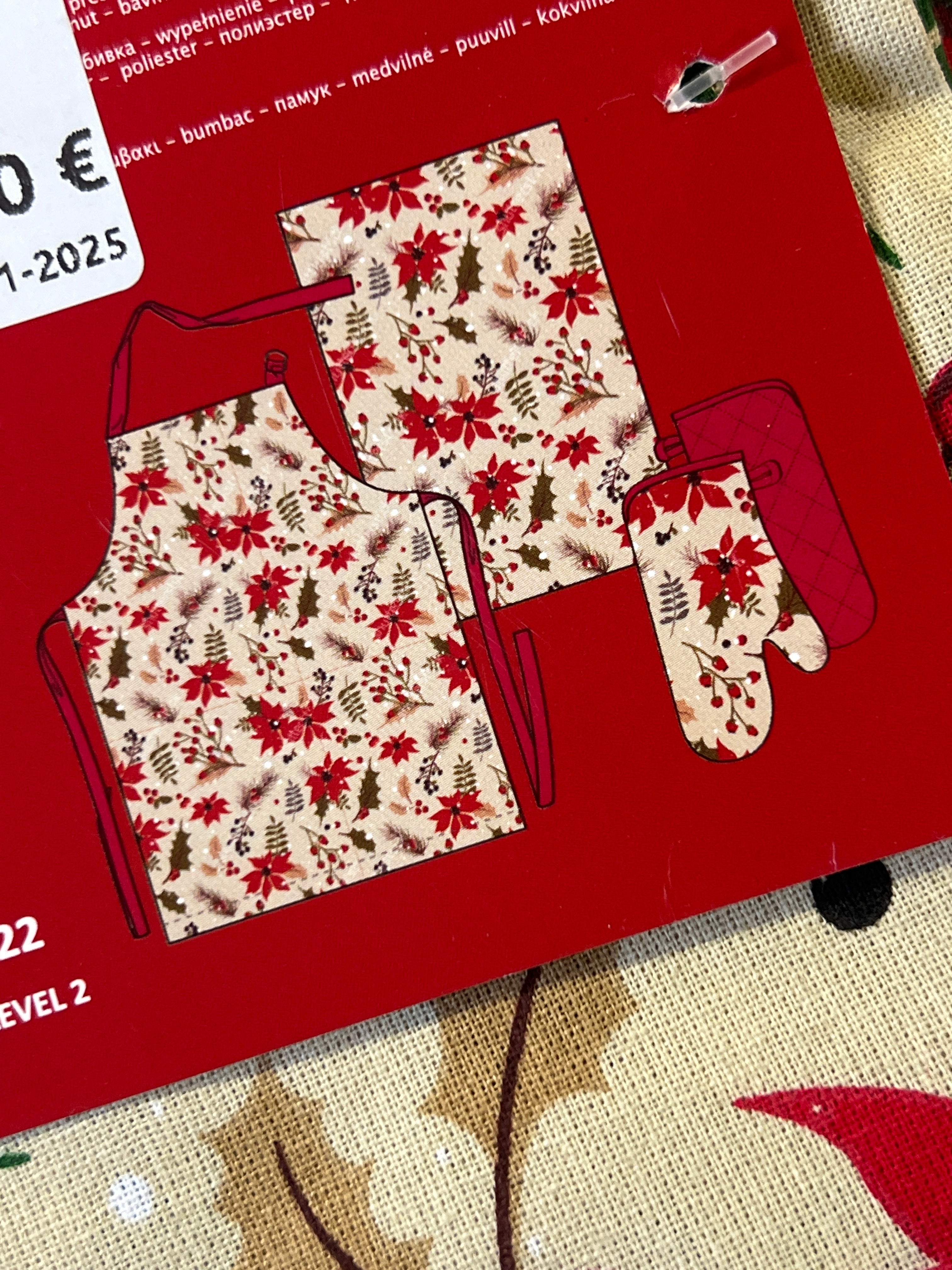 Set 3 Pezzi Natalizio Cucina Nuovo