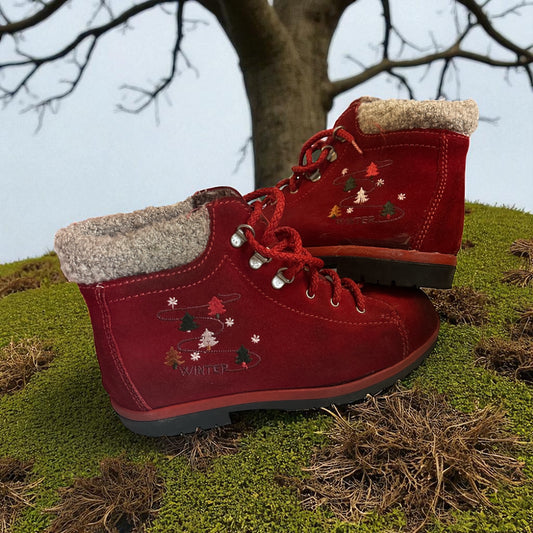 Scarpe Tirolesi Rosse 28
