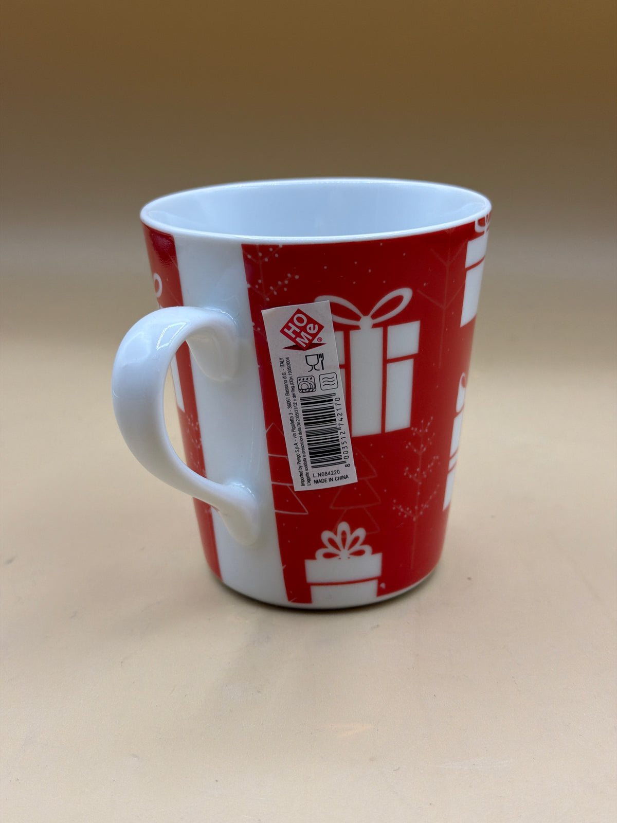 Tazza Natale Home Rossa