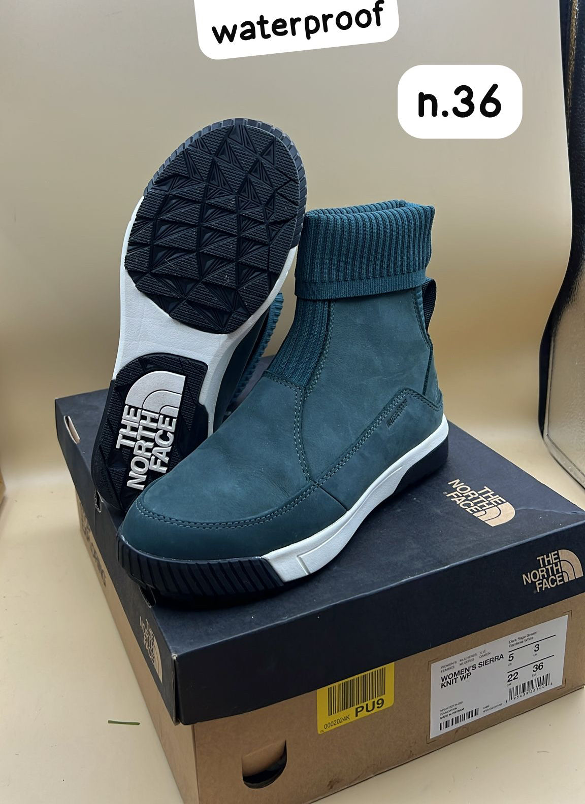 Scarpe The North Face Verdi Nuove 36