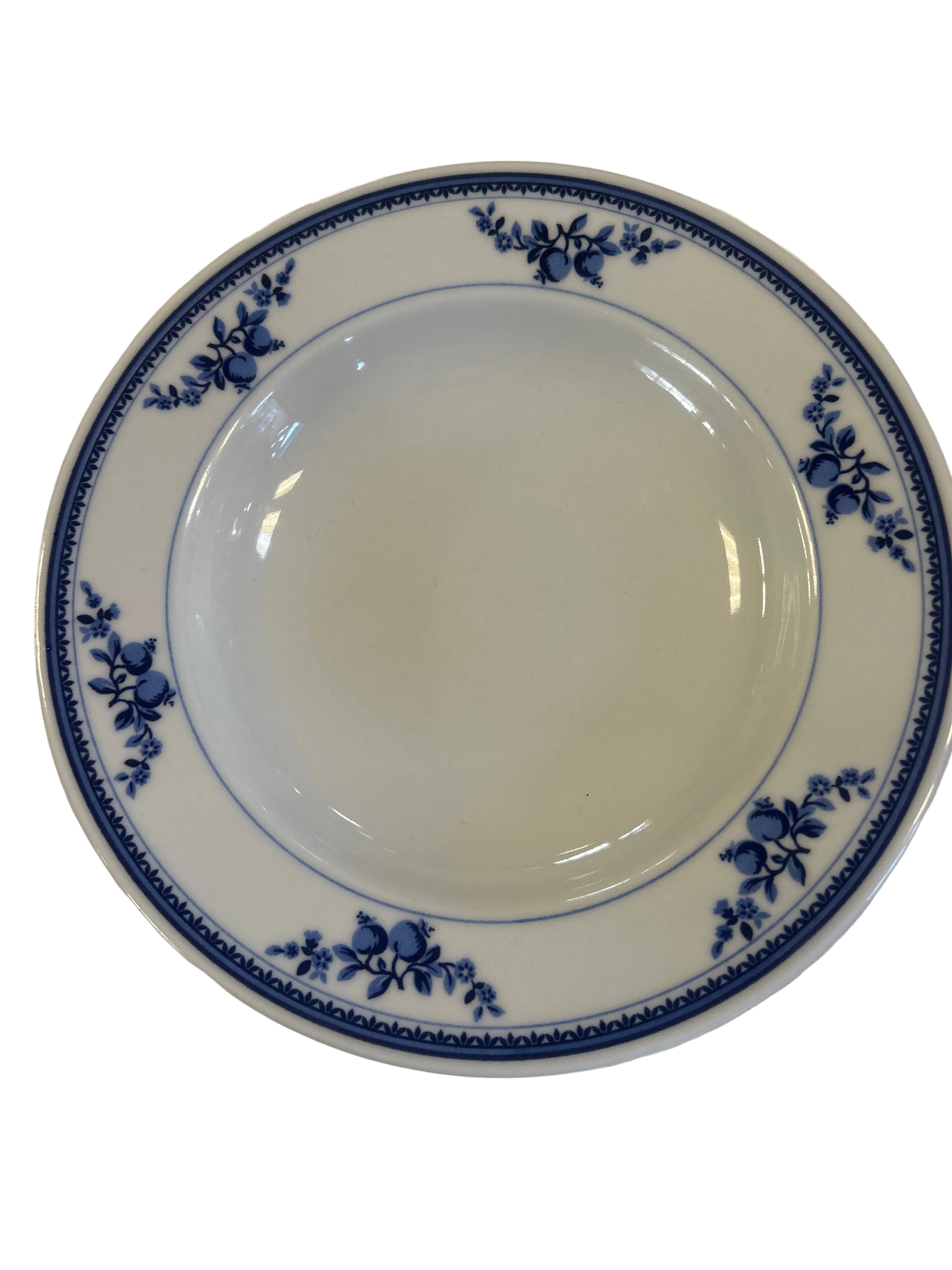 Piatto Fondo Saturnia Fiori Blu