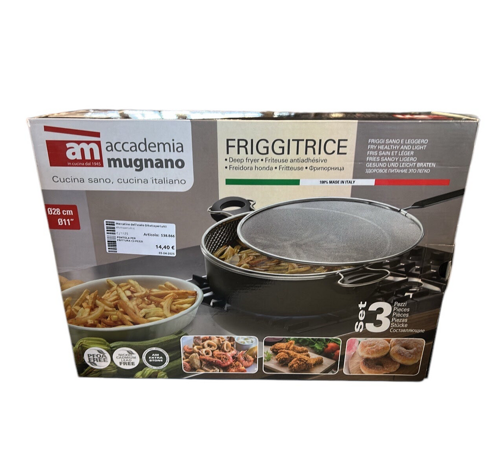 Pentola Per Frittura 3 Pezzi