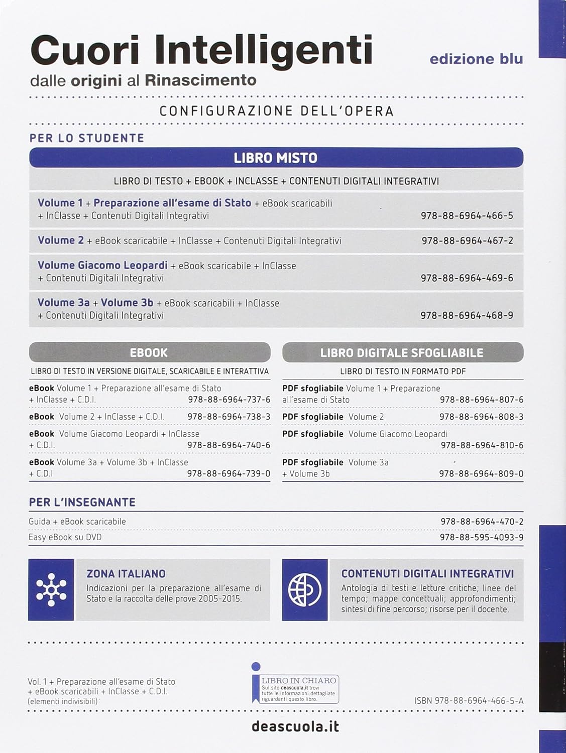 Cuori Intelligenti. Con Modelli Di Scrittura. Ediz. Blu. Per Le Scuole Superiori. Con E-book. Con Espansione Online (vol. 1)