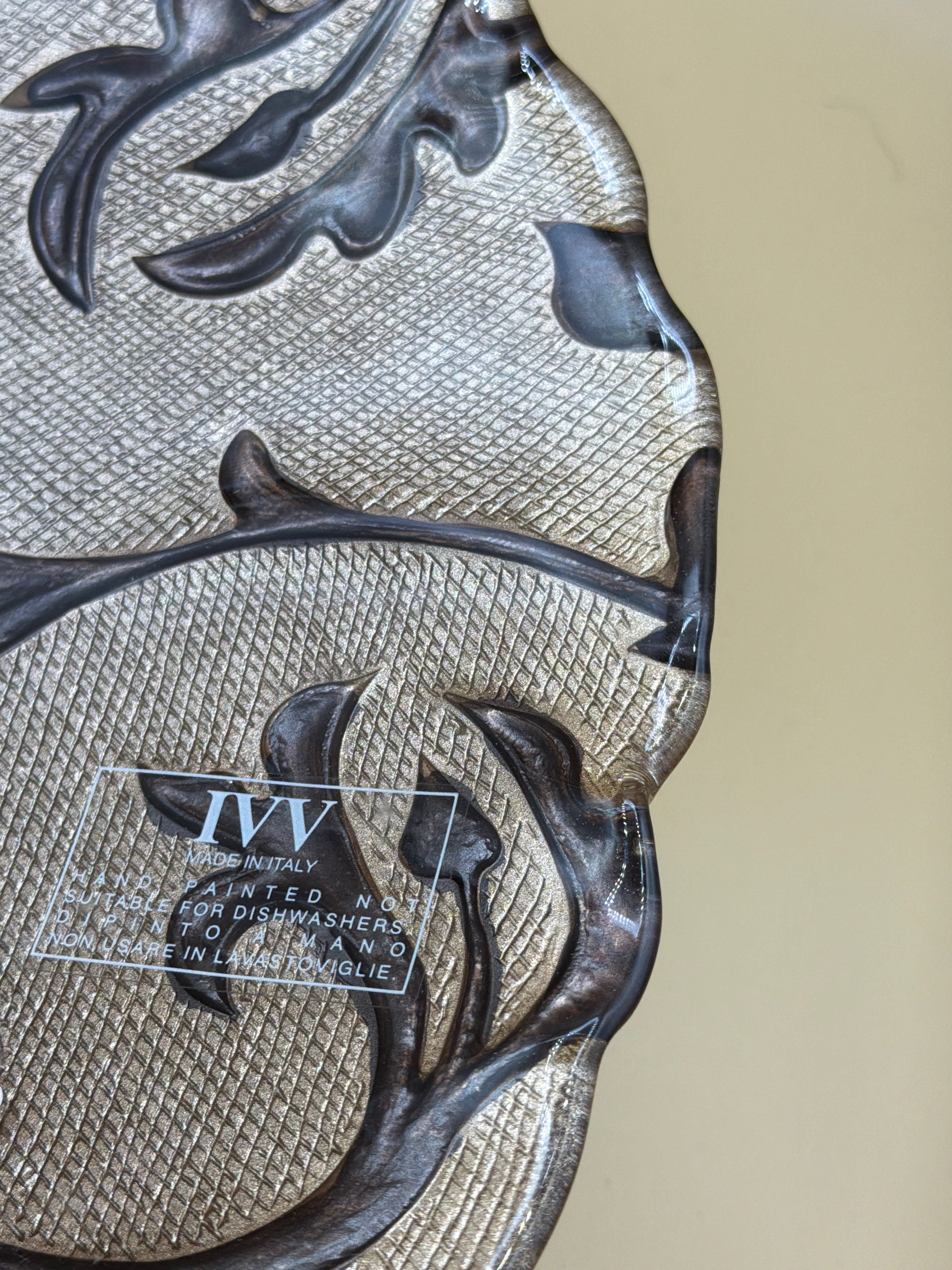 Piatto Con Coppa Ivv Damascato