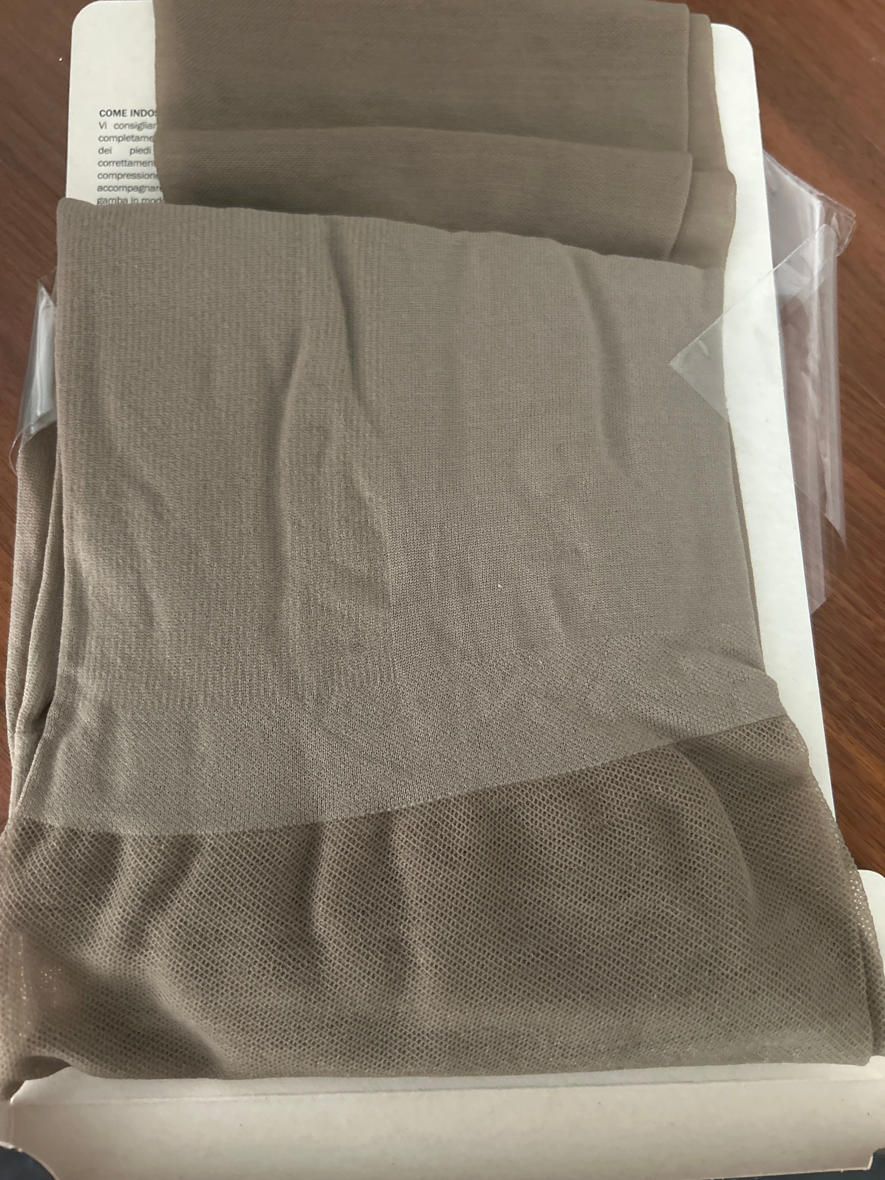 Collant Compressione Graduata Visone Tg. 2^ Carezza Elly 140 Denari