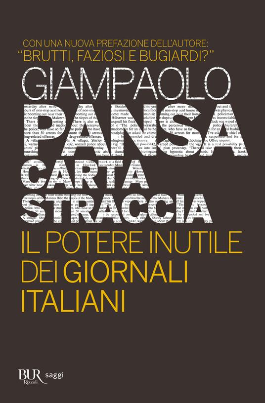 Carta Straccia - Giampaolo Pansa