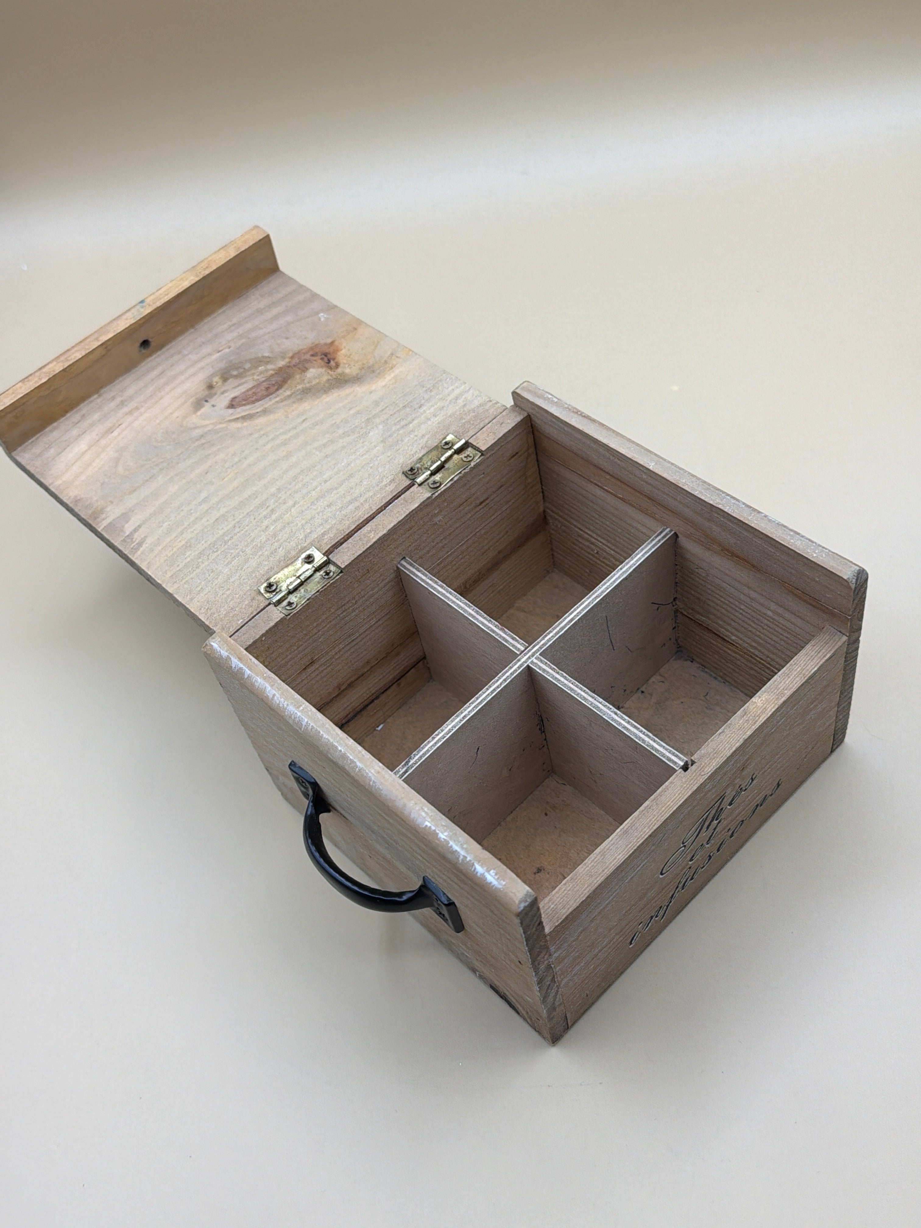 Scatola Porta The Legno