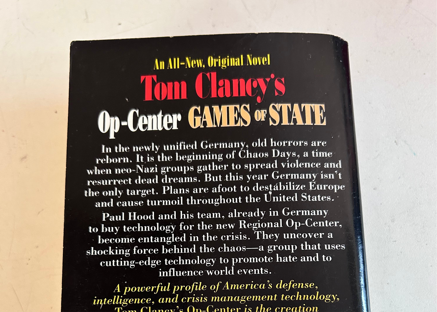 Games Of States- Tom Clancy