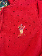 Cardigan Bimba Rosso Sergent Major