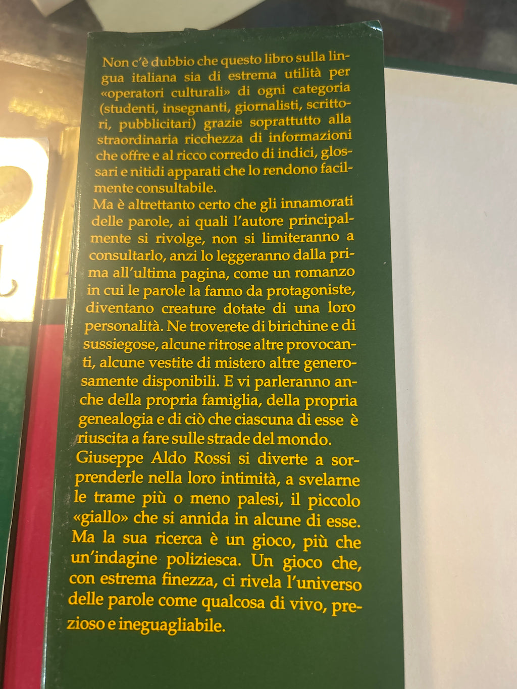 Le Parole. Vita morte e miracoli. - Giuseppe Aldo Rossi