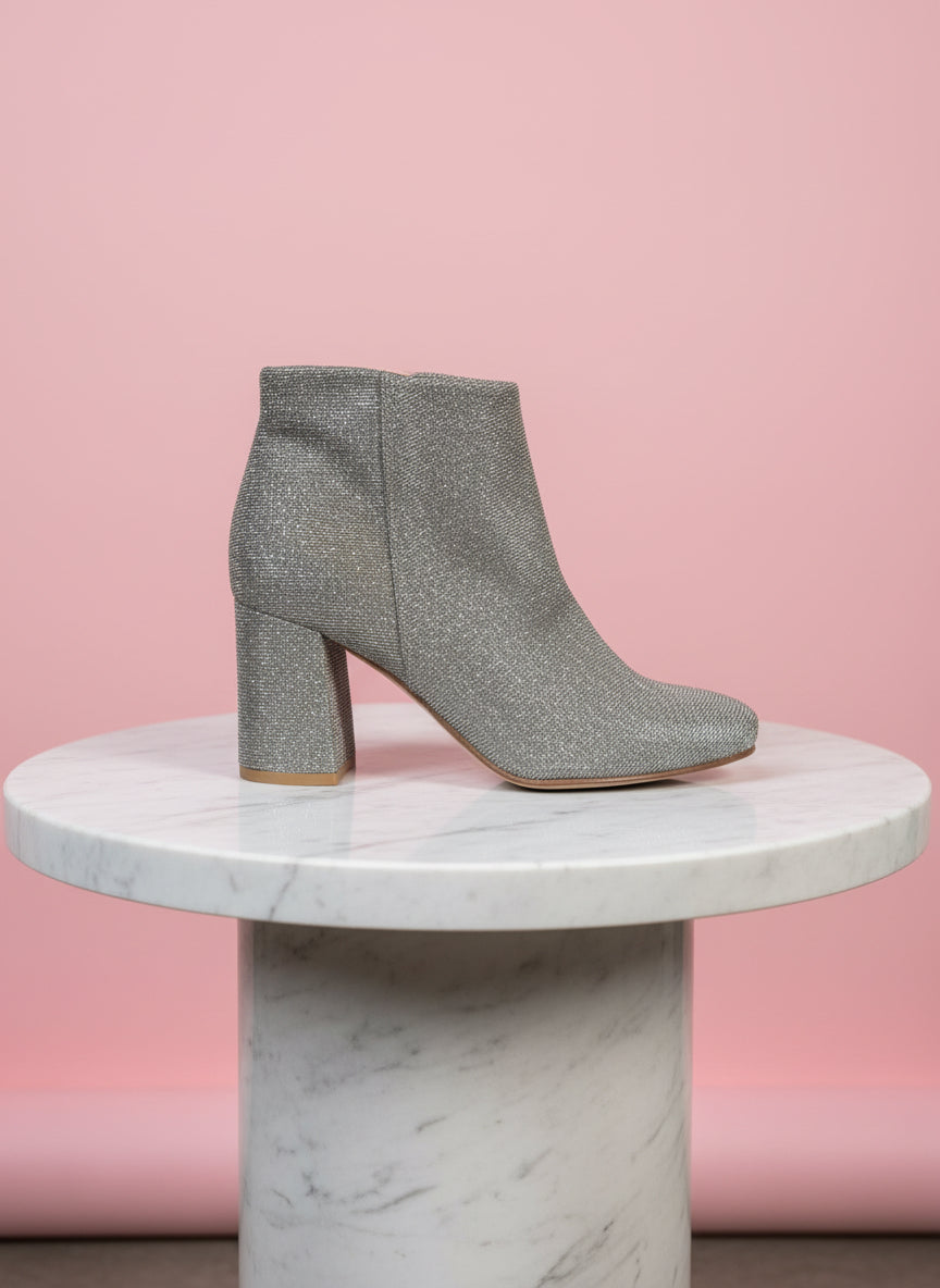 Stivaletti Argento Tacco 38