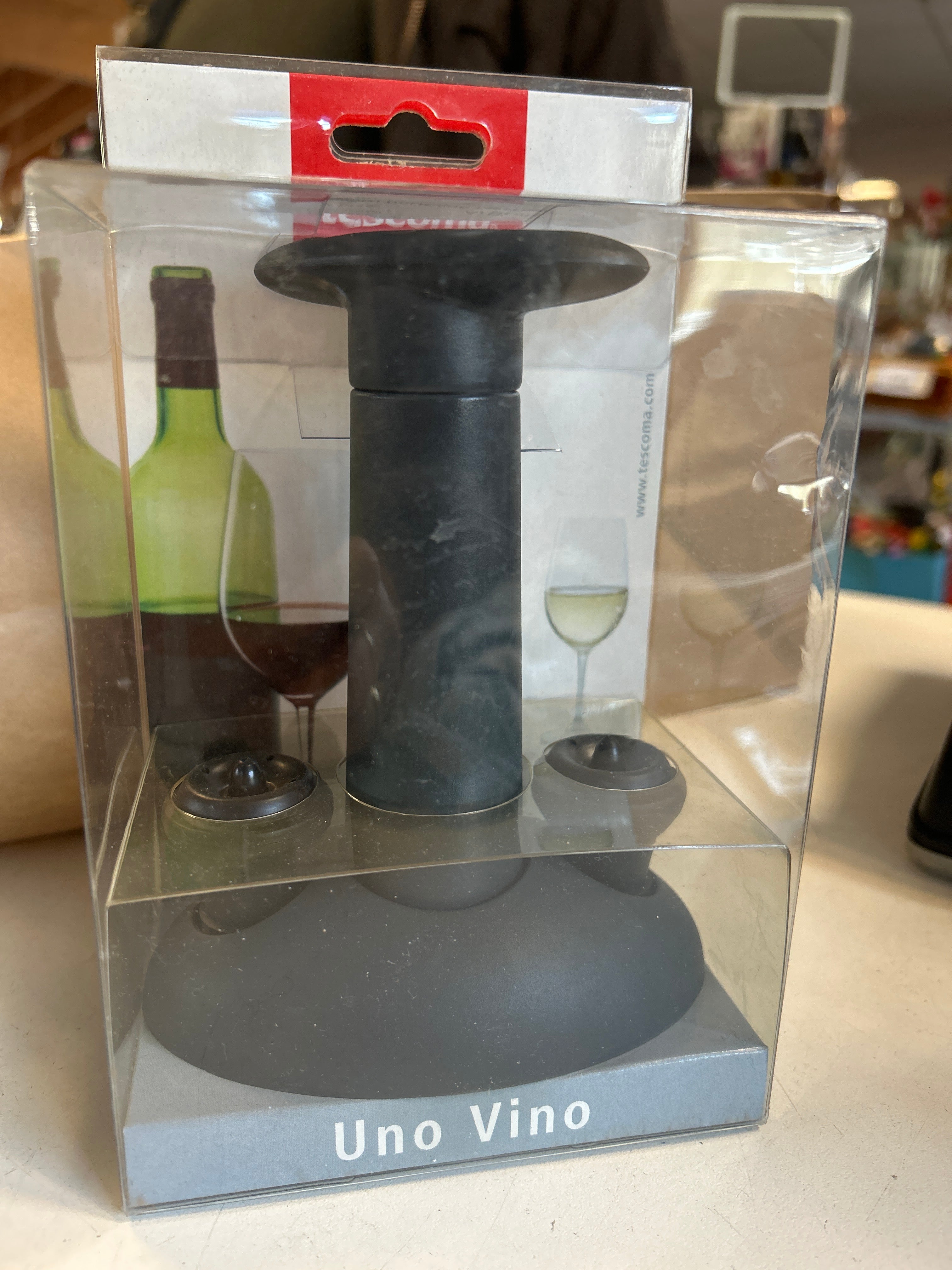 Chiudibottiglie Con Tappi Nuovo Tescoma Uno Vino