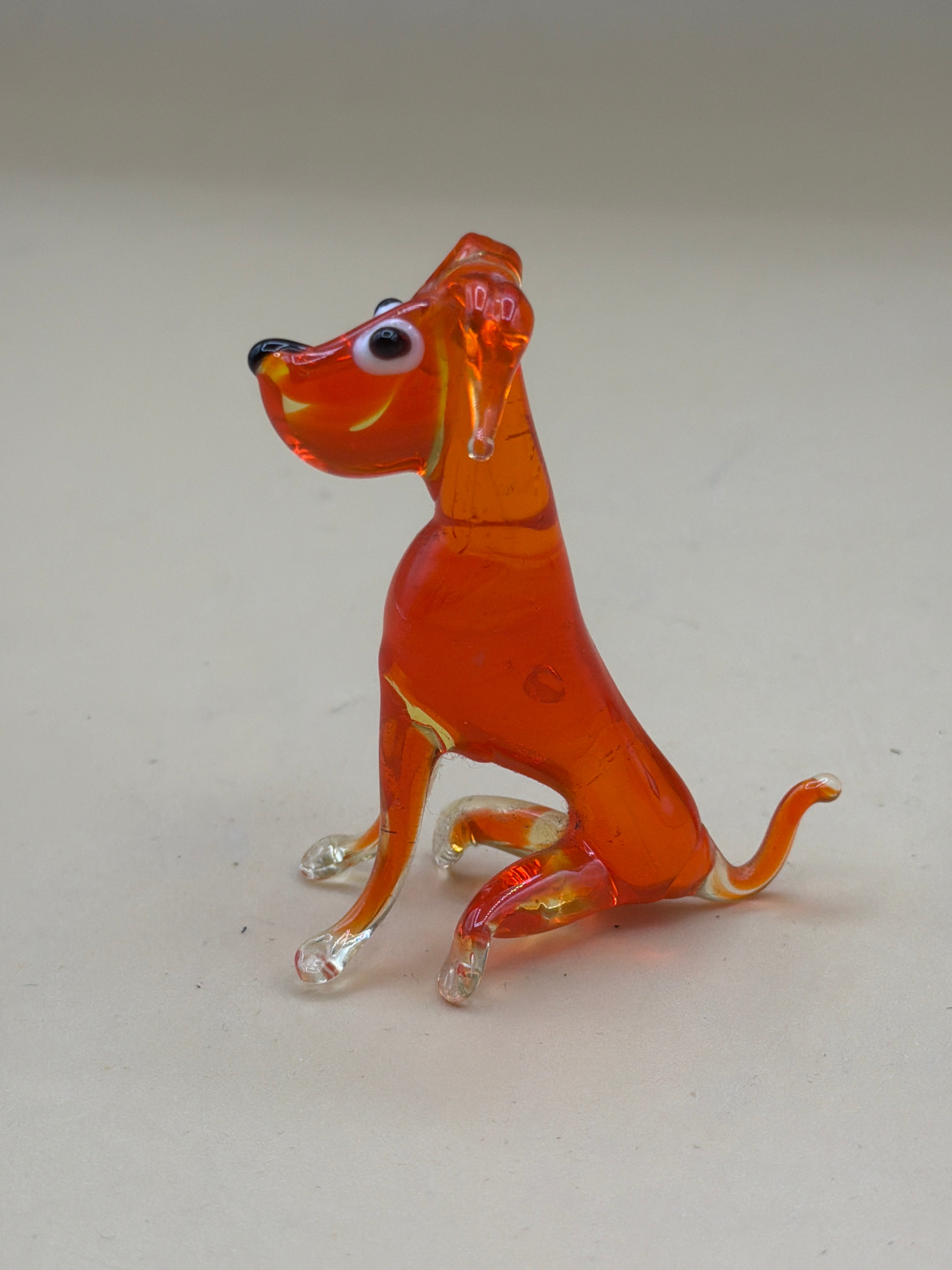 Cagnolino Murano Arancio
