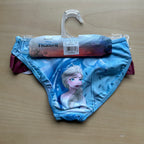 Costume Da Bagno Slip Bimba Elsa Frozen 6 Anni Nuovo