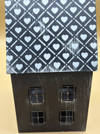 Casetta Metallo Grigia Cuori