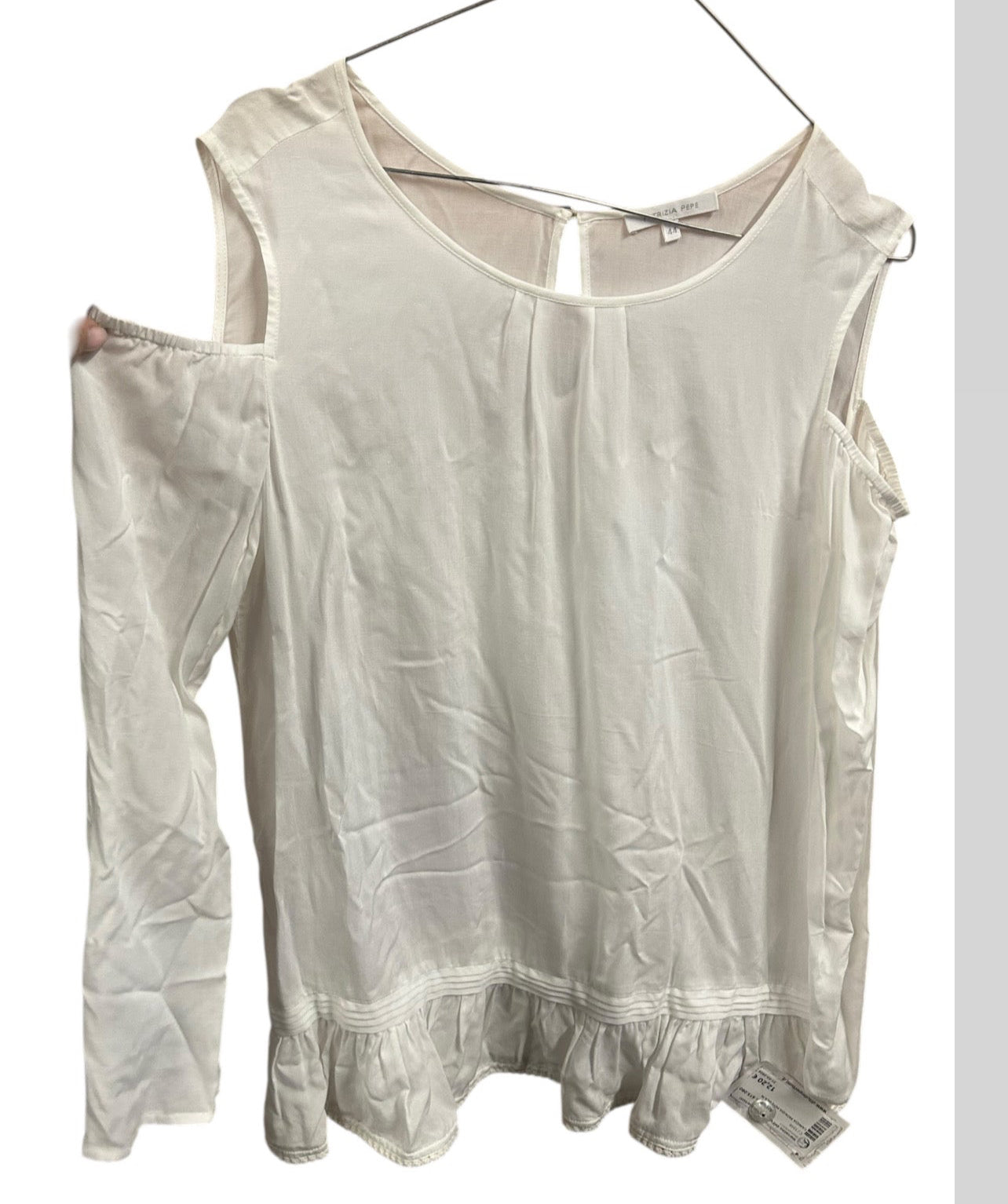 Camicia Patrizia Pepe bianca M con spalle scoperte