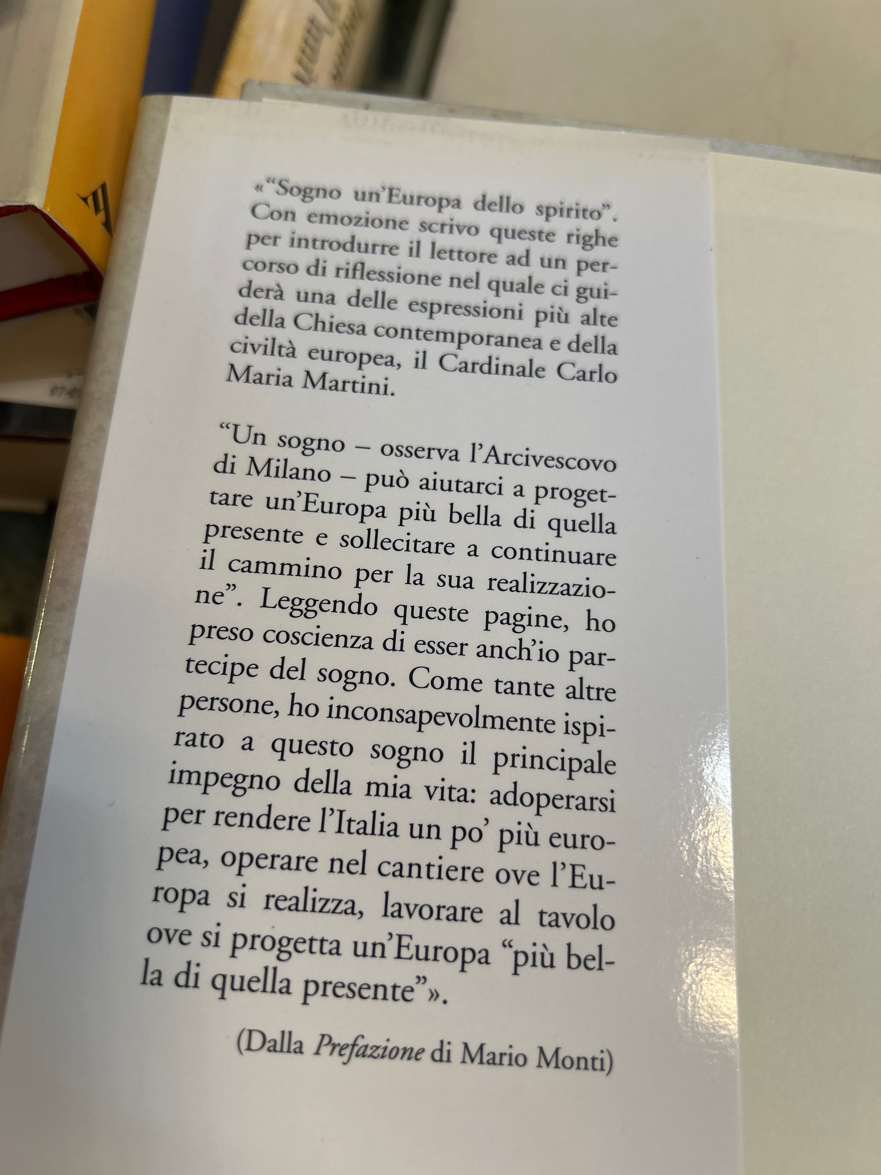 Sogno Un'europa Dello Spirito - Carlo Maria Martini