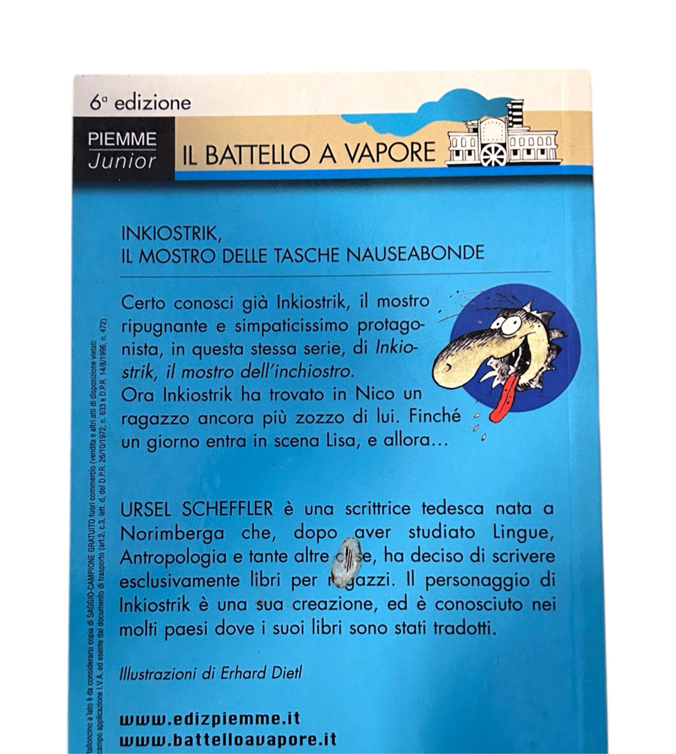 Inkiostrik, Il Mostro Delle Tasche Nauseabonde - Il Battello A Vapore - Ursel Scheffler