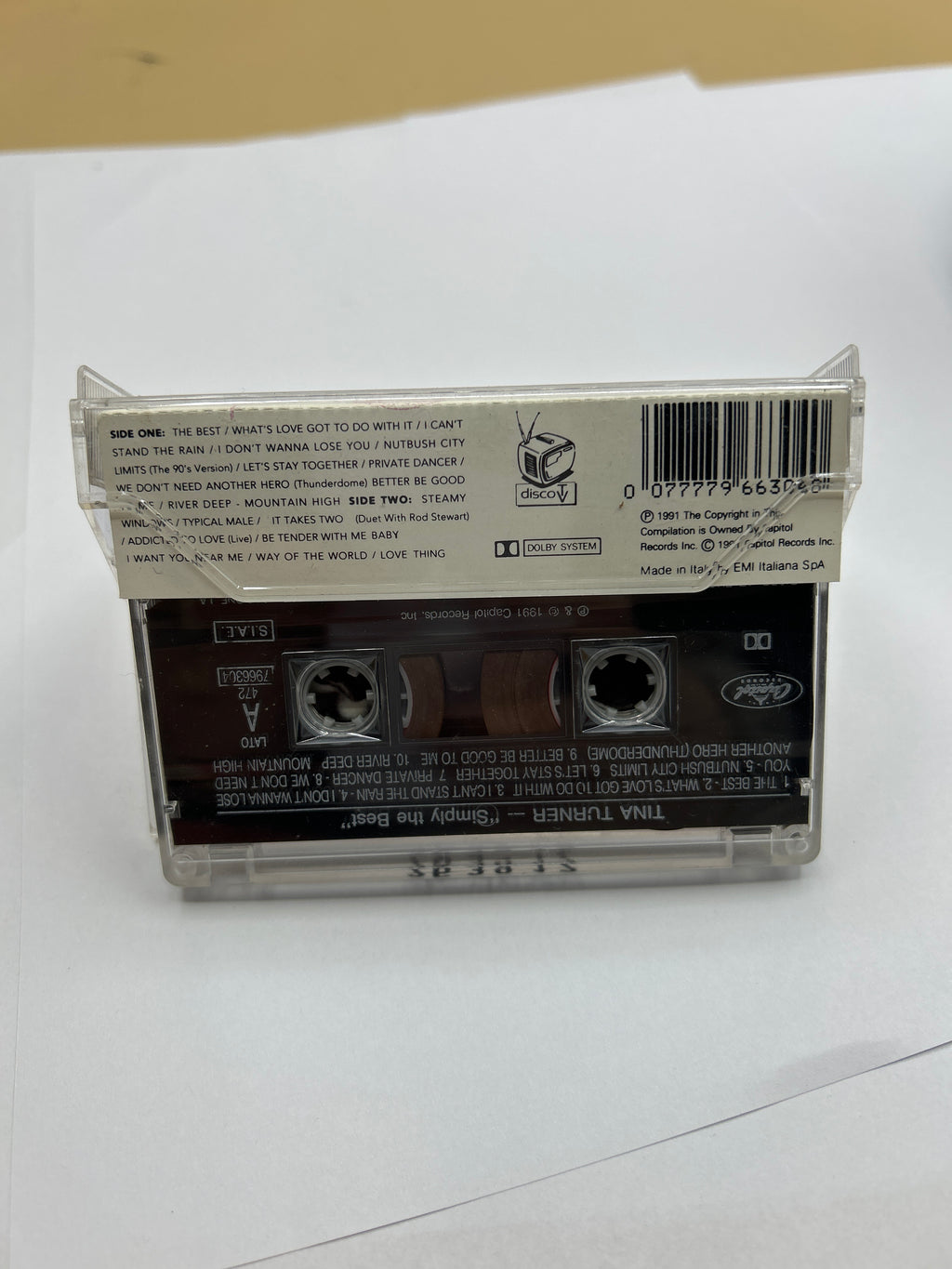 Musicassetta Tina Turner Simply The best