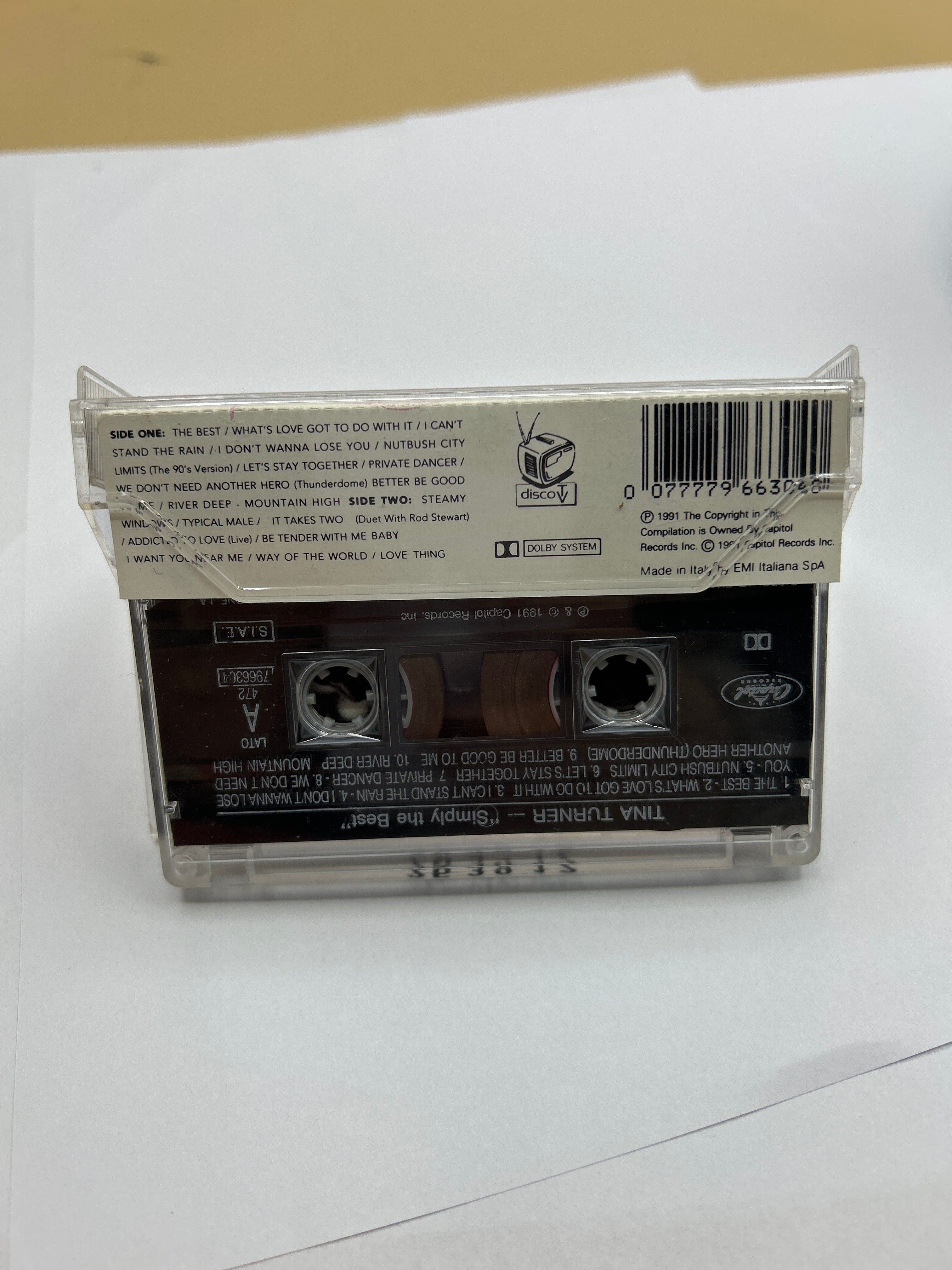 Musicassetta Tina Turner Simply The best