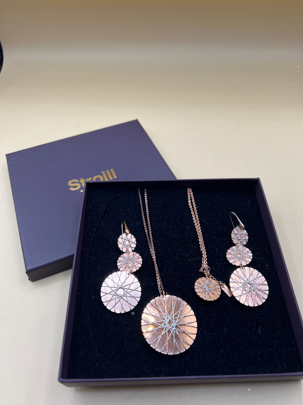 Collana+orecchini+braccialetto Stroili