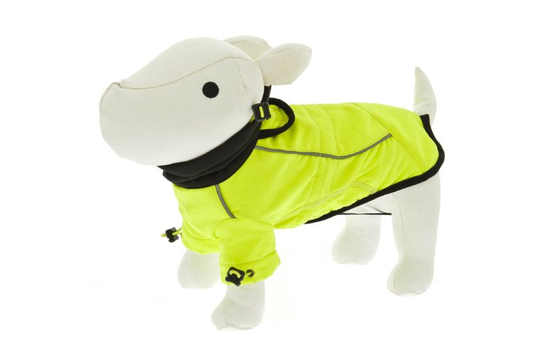 Cappotto Giallo Fluo Impermeabile Per Cani  Ferribiella Cm 43 Nuovo
