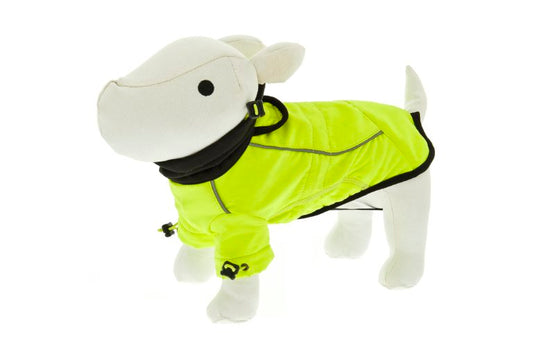 Cappotto Giallo Fluo Impermeabile Per Cani  Ferribiella Cm 43 Nuovo
