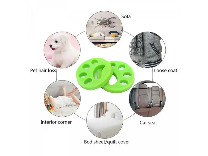 2 Pezzi Rimuovi Peli Inf Rimuovi Pelo Per Vestiti, Rimuove I Peli Di Cane/gatto