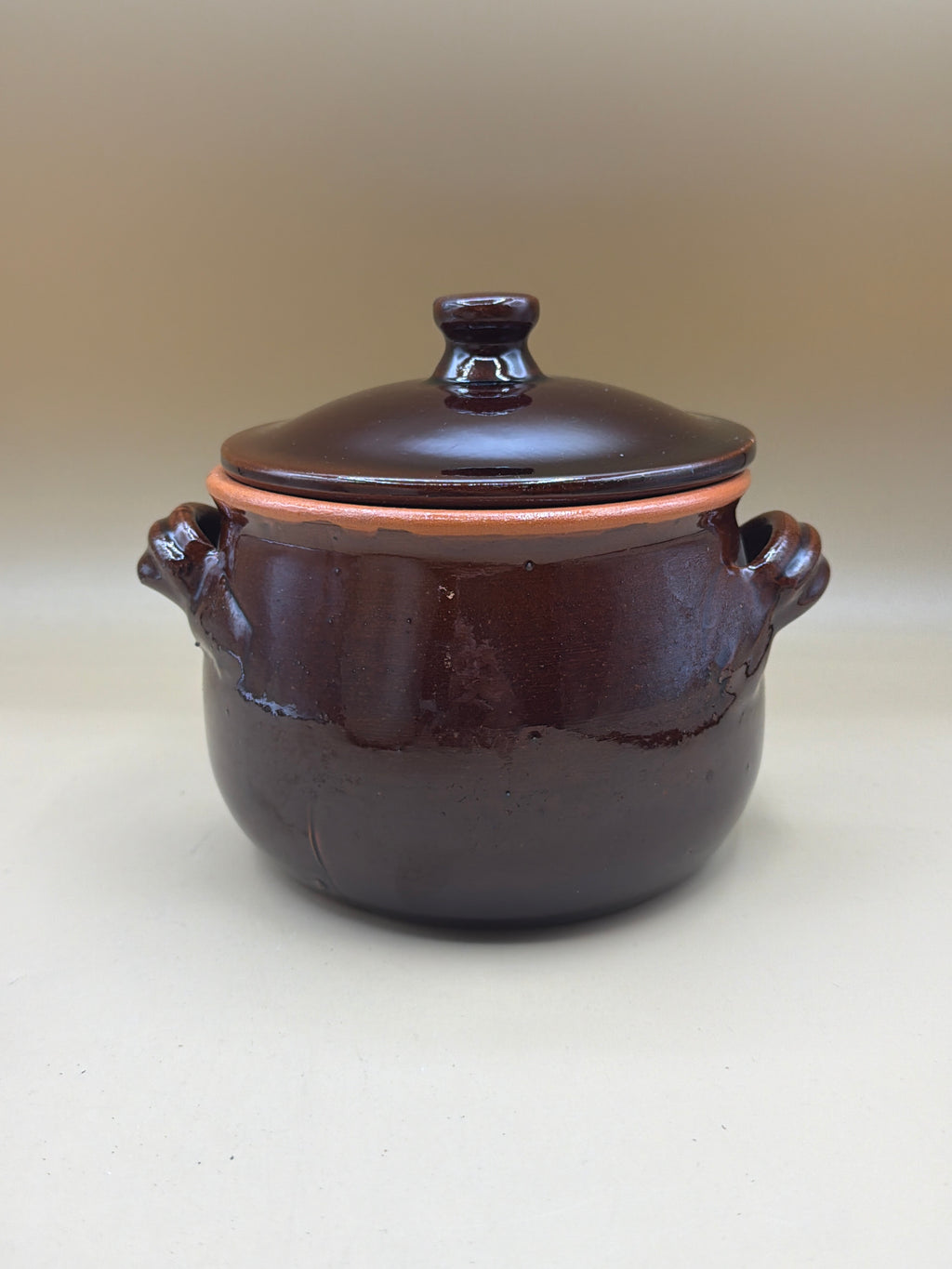 Pentola Terracotta Con Coperchio