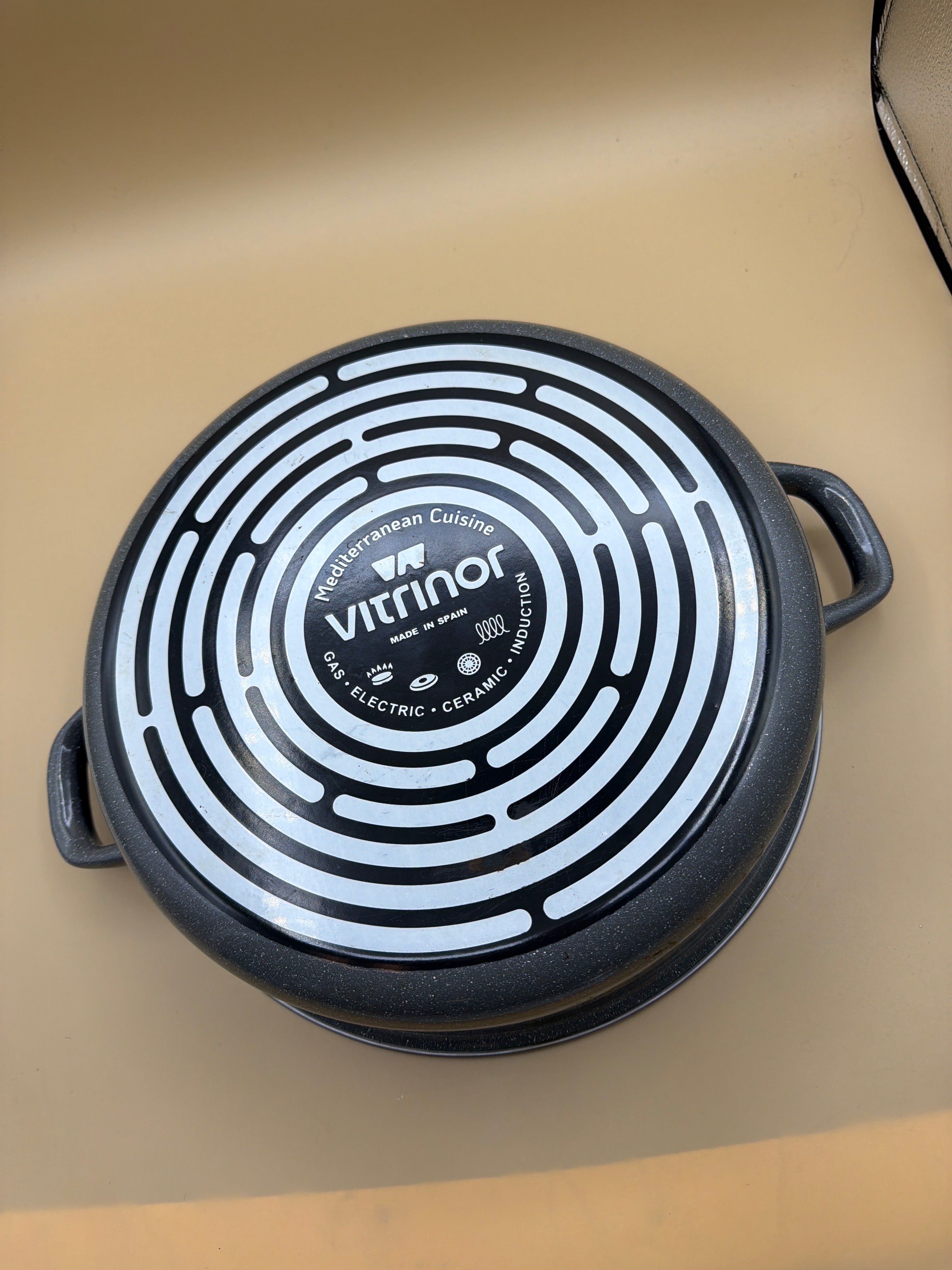 Padella Bassa Due Manici Vitrinoir Nuova