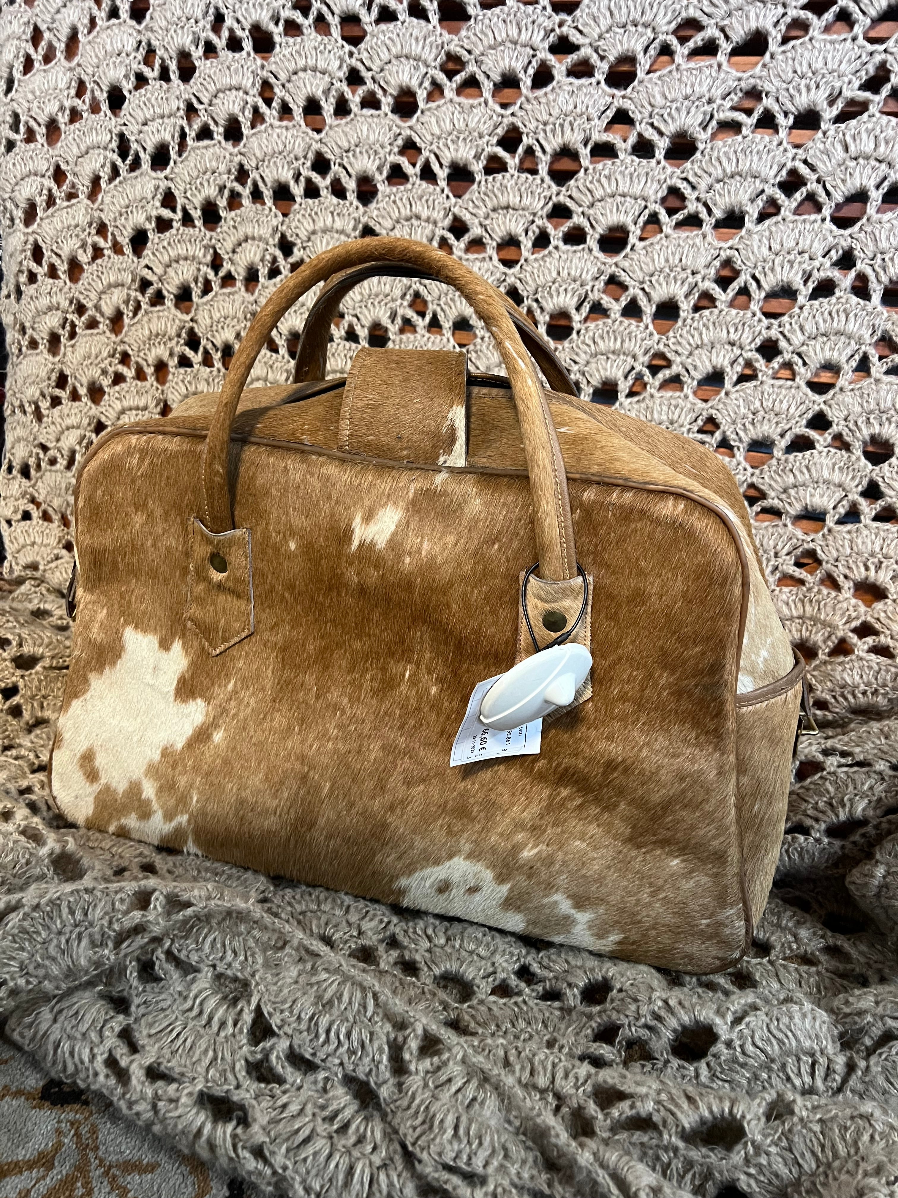 Borsa Pelle Di Mucca Vintage
