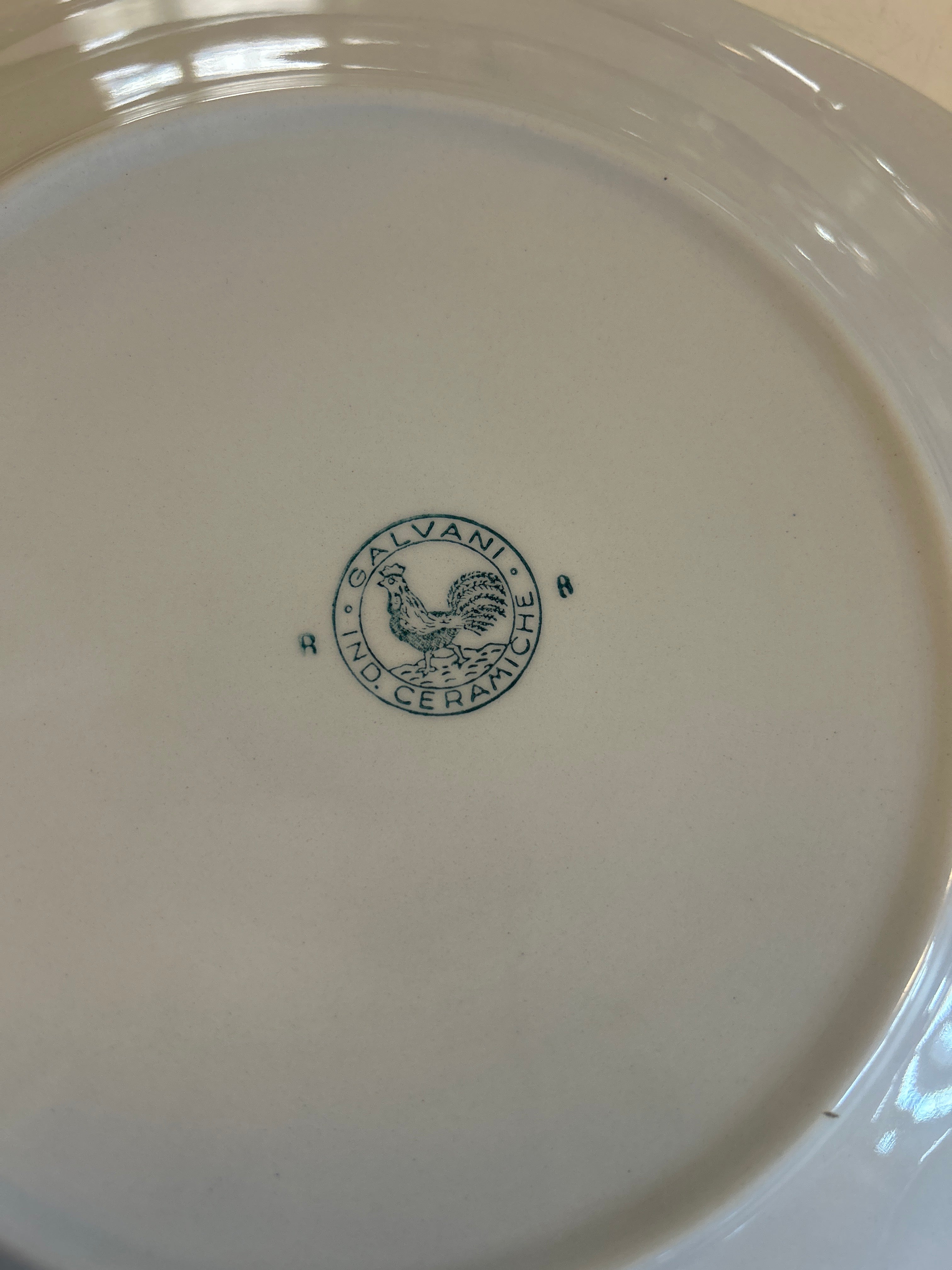 Piatto Fiori Galvani