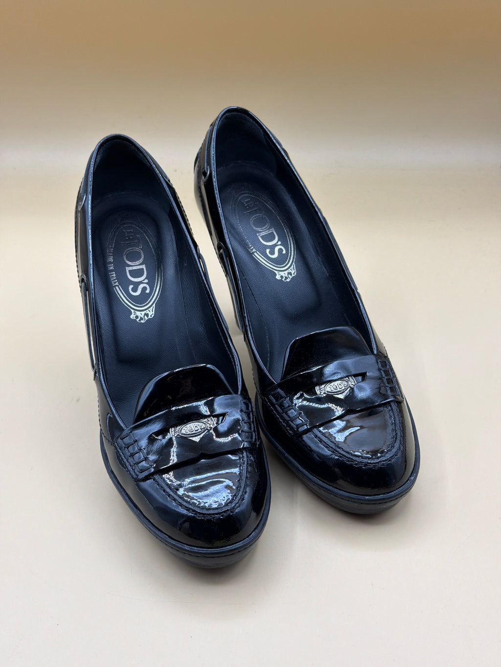 Scarpe Con Tacco Vernice Tods 37