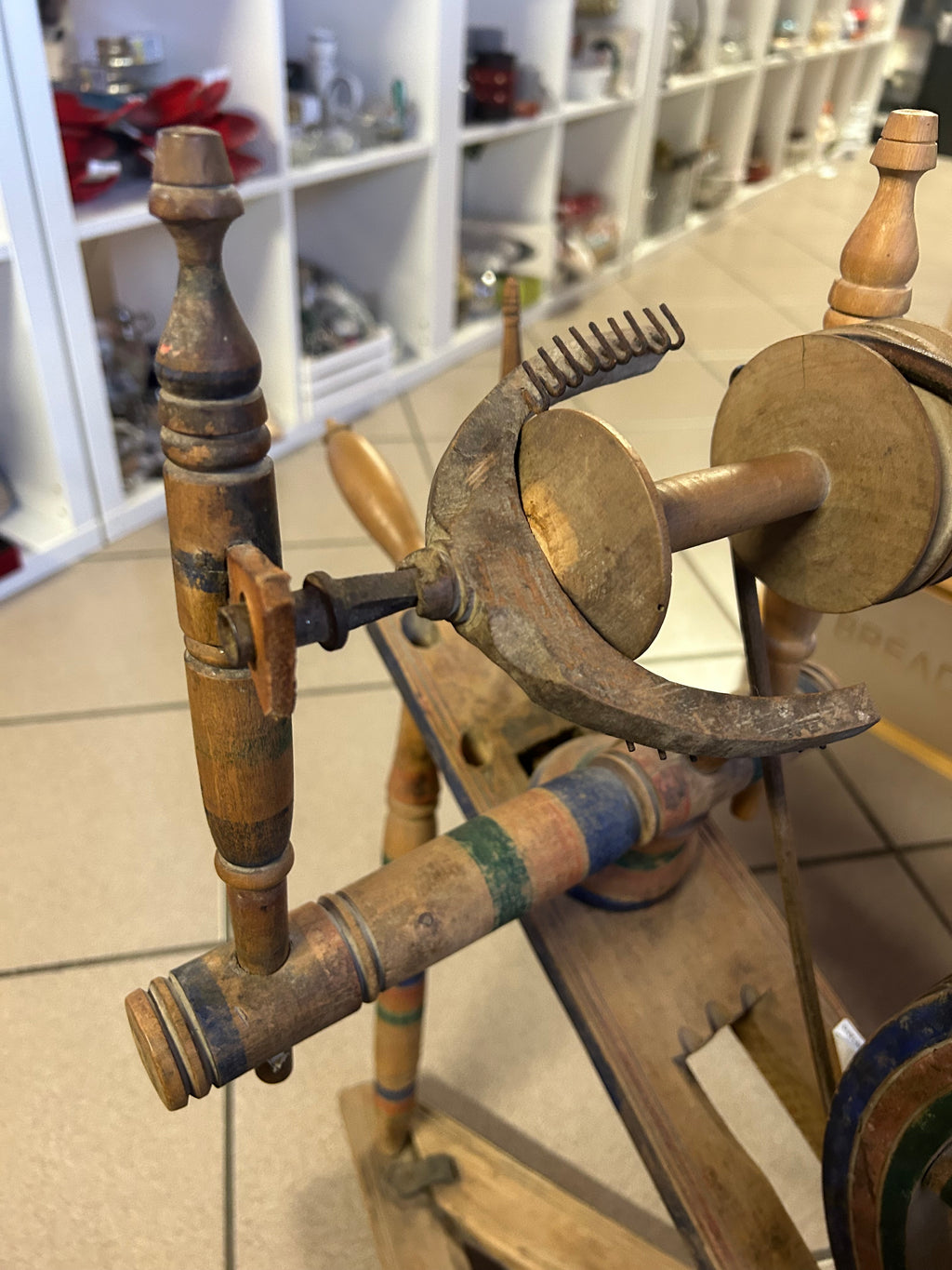 Arcolaio Legno Antico Dipinta