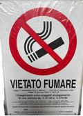 Cartello Segnaletico Vietato Fumare Cm 20x30 In Alluminio