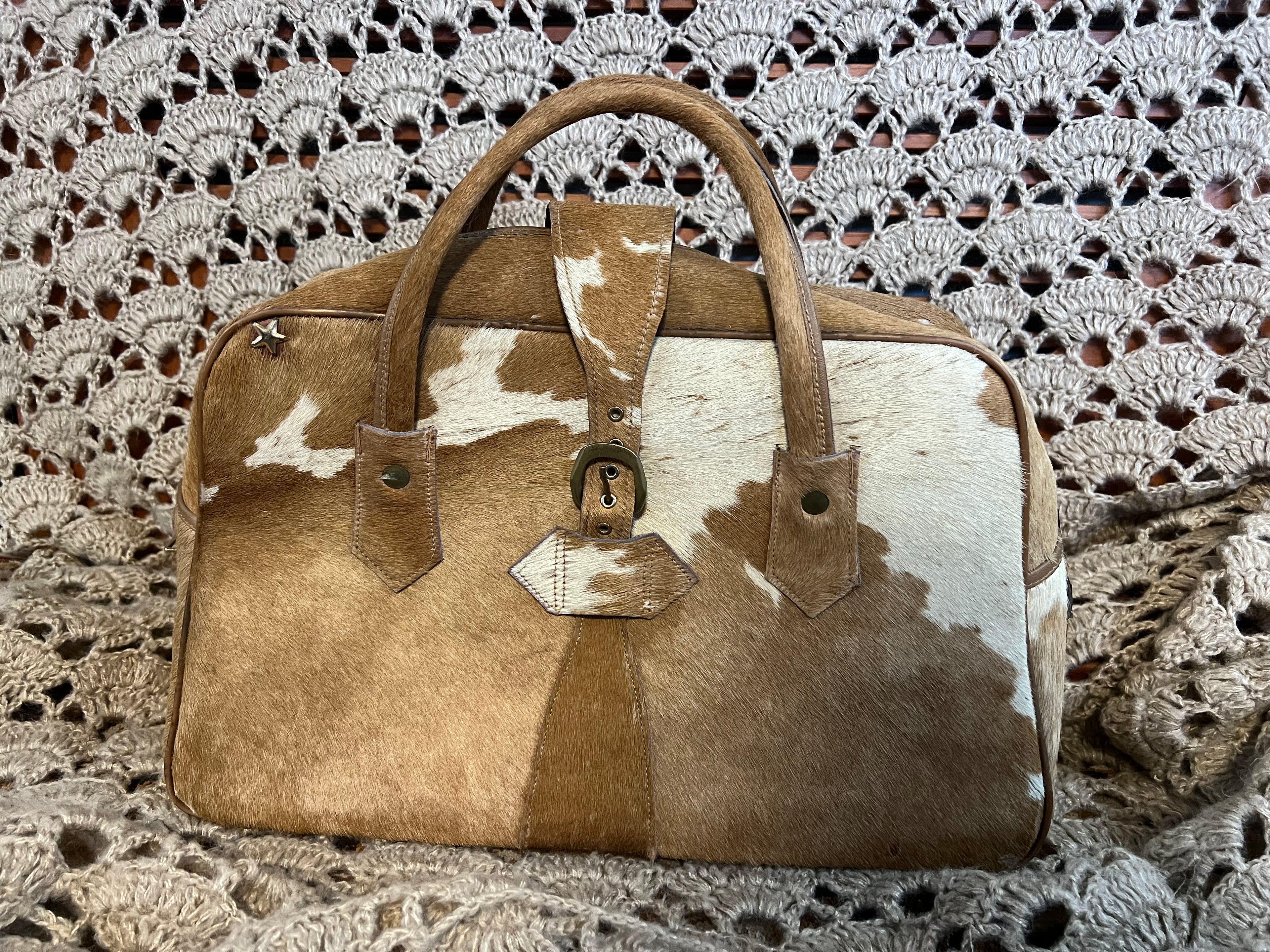 Borsa Pelle Di Mucca Vintage