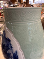 Vaso Cinese con disegno blu