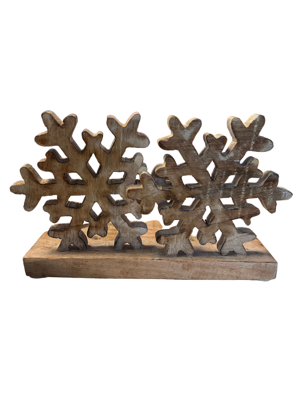 Portalumini Legno Fiocchi Di Neve