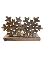 Portalumini Legno Fiocchi Di Neve