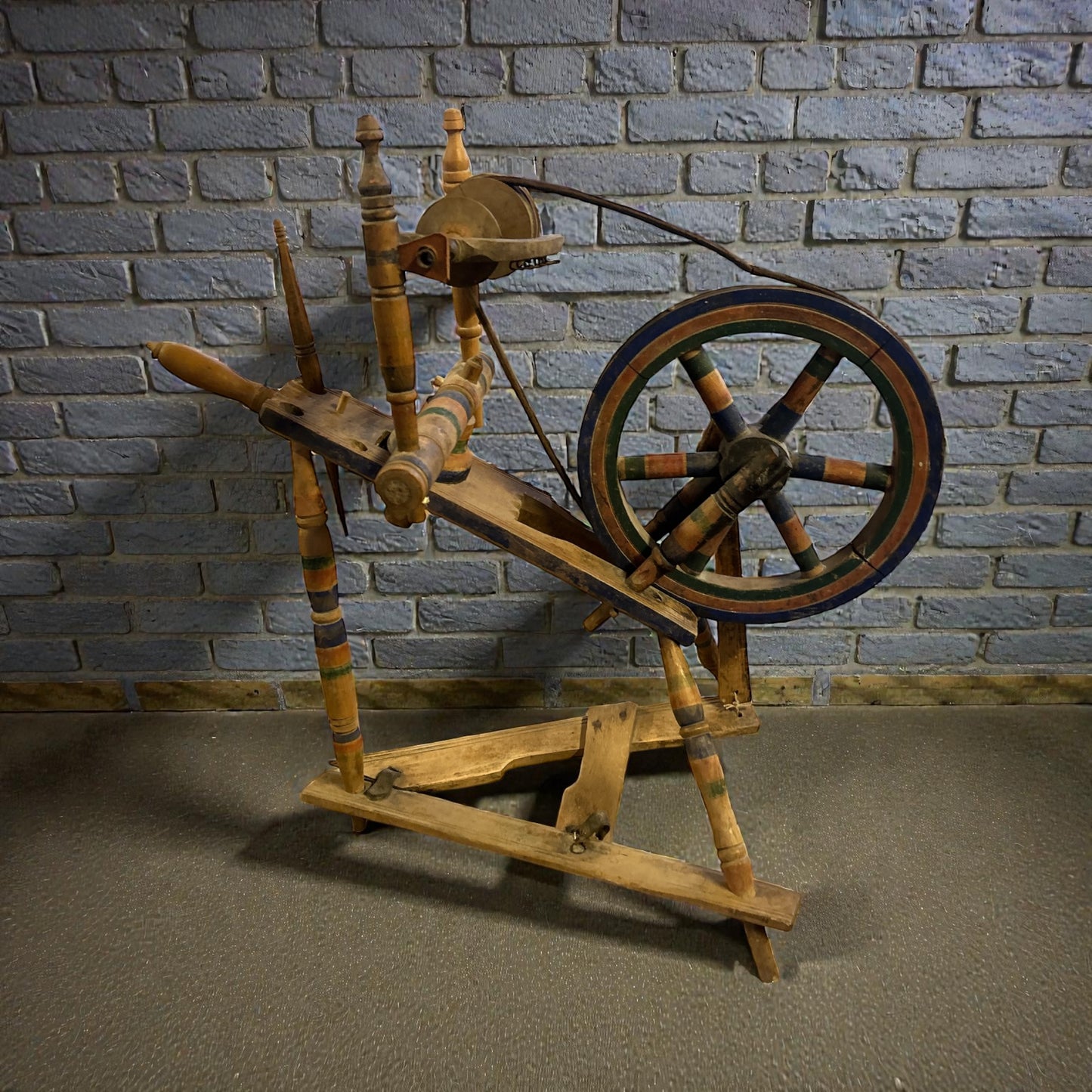 Arcolaio Legno Antico Dipinta