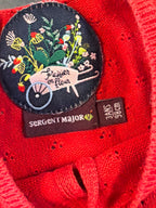 Cardigan Bimba Rosso Sergent Major