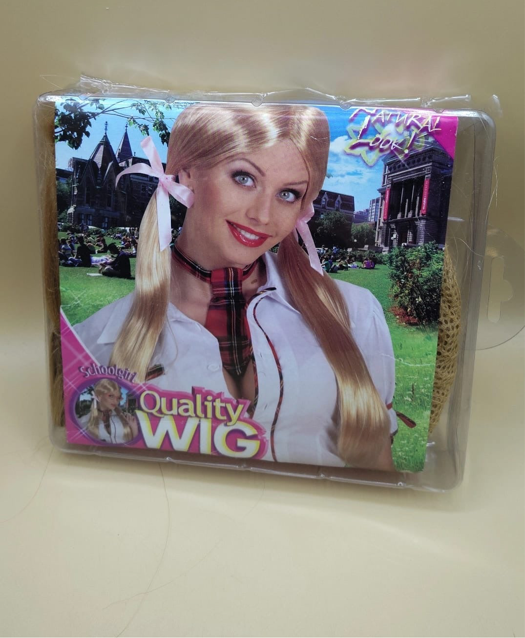 Parrucca bionda Schoolgirl